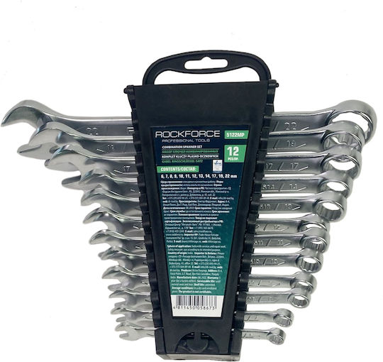 Rockforce Combination Wrench Set 12el 6-22mm