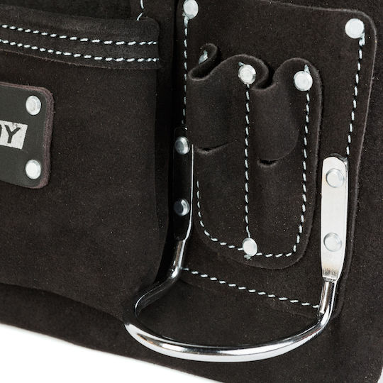 Leather Tool Support Bag 2 Large Pockets Compartments Tools 200x300 Mm