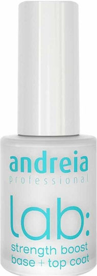 Andreia Professional Strenght Boos Base Coat / Top Coat για Απλά Βερνίκια 10.5ml