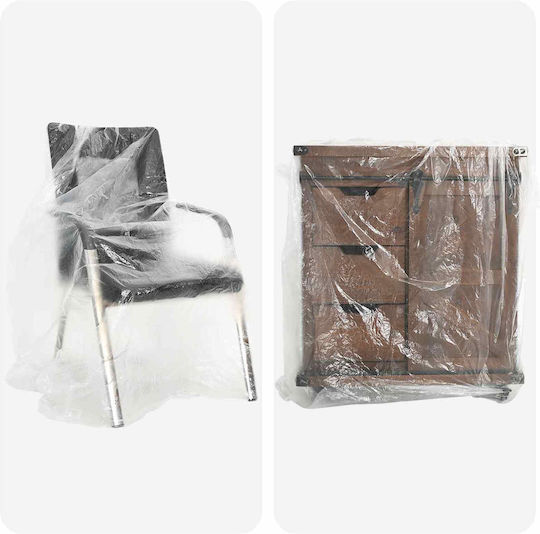 Vidaxl Φύλλο Σκόνης 6 Pcs Διαφανές 400 X 500 Cm Hdpe