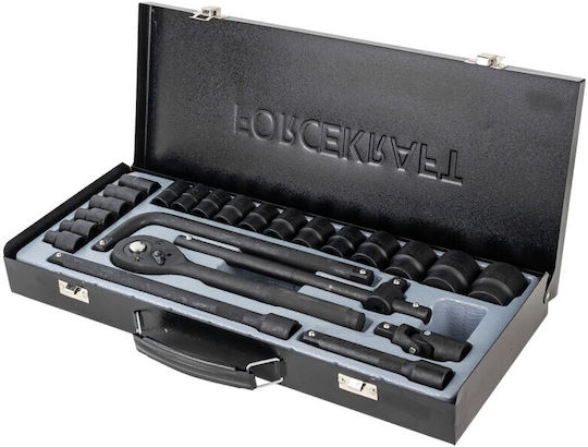 Rockforce Комплект От 20 Части Гедоре 1/2" 8-32мм