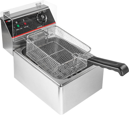 Mega-M Ηλεκτρική Φριτέζα 3kW Χωρητικότητας 6lt 18.5x24x10cm