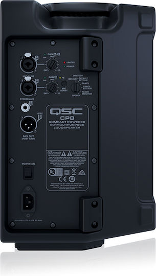 QSC CP8 Active PA Speaker 500W With 8" Woofer