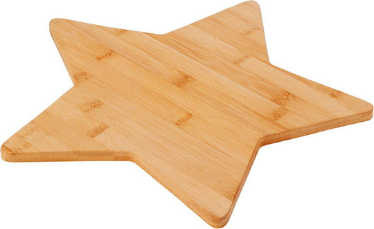 Excellent Houseware Cheese Serving Platter Wooden 36x36cm