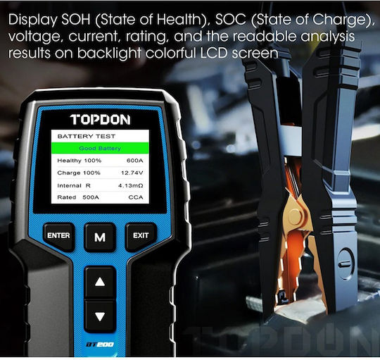 Topdon Диагностичен Тестер За Батерии Topdon 12v Bt200
