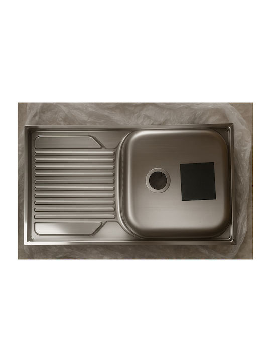 Deante Drop-In Küchenspüle Inox M80xB60cm Grau
