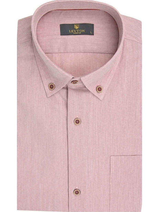 Long Sleeve Shirt in Regular Fit Pink