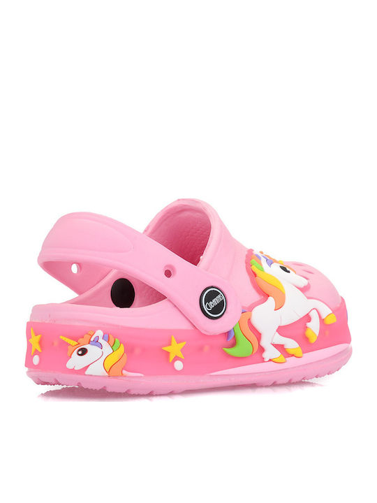 Kids Beach Clogs Fuchsia