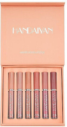 Set 6 Transfer-resistant Matte Lipsticks Handaiyan 2.5 Ml