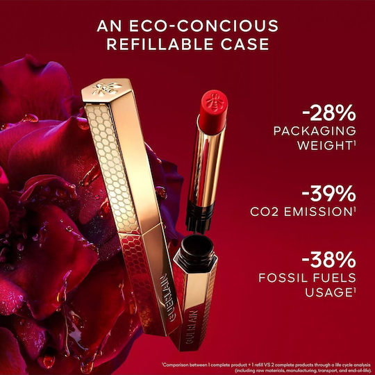 Guerlain Kisskiss Lipstick Refill Matte 395 Bold Fuchsia