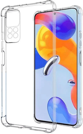Θήκη Πλάτης Anti Shock 1.5mm Για Xiaomi Redmi Note 12 Pro 4g / Note 11 Pro Plus - Χρώμα : Διάφανο