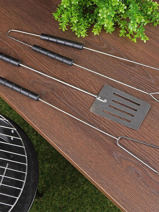 BBQ Collection Set 3 Unelte Pentru Grătar Cu Spatulă Pensete Și Furculiță