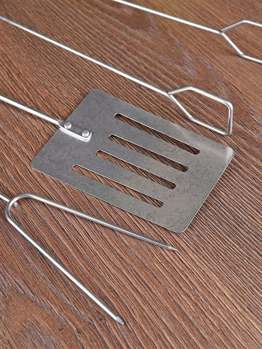 BBQ Collection Set 3 Unelte Pentru Grătar Cu Spatulă Pensete Și Furculiță