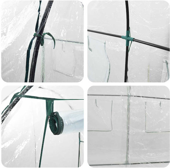 vidaXL Greenhouse House Type 1.6x2x1.92m