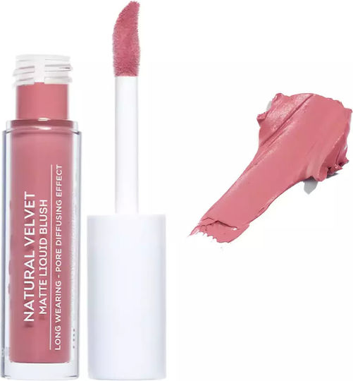Seventeen Natural Velvet Matte Long Lasting Lichid Ruj Catifea 05 Nude Rose 5ml