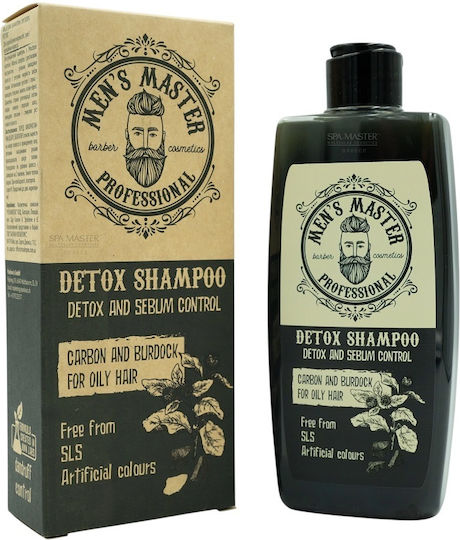 Rosa Impex Men's Master Detox Shampoos gegen Schuppen & Haarausfall für Alle Haartypen 260ml