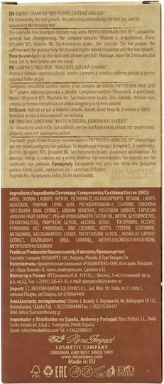 Rosa Impex Men's Master Energy Shampoos gegen Haarausfall für Alle Haartypen 260ml