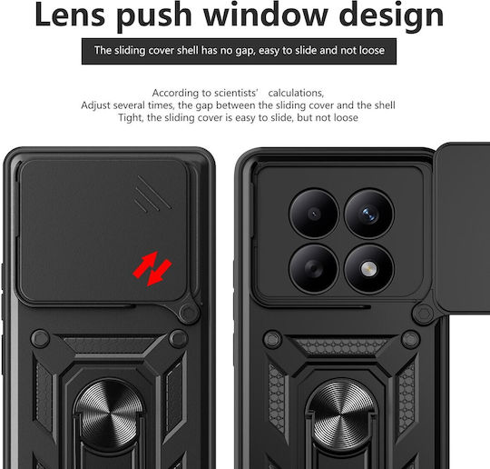 Xiaomi Redmi Note 15 5g 4g Tastaturen Kameraabdeckung Design Tpu+pc Schwarz- Handyhüllen