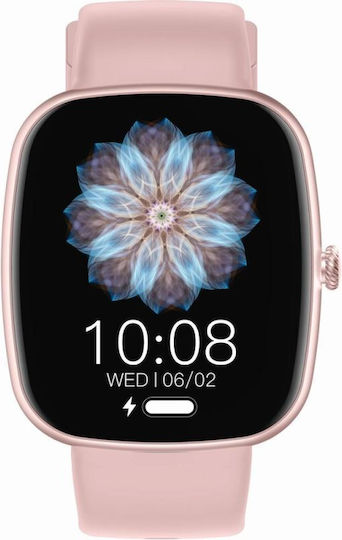 Gravity Gt18-2 Smartwatch Rose Gold + 2 Straps