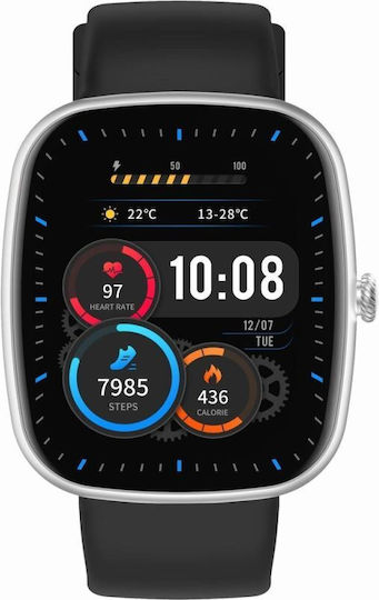 Gravity Gt18-4 Smartwatch Orange Black Strap
