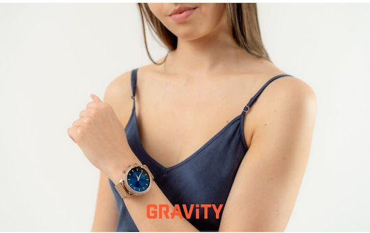 Gravity Smartwatch Curea Milanese Rose Gold