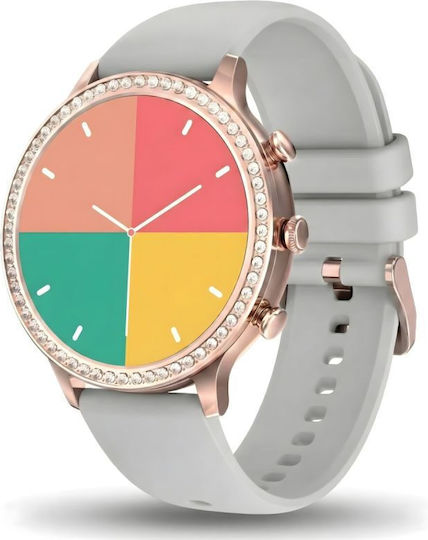 Gravity Smartwatch Rose Gold Strap Bracelet Gt5-8
