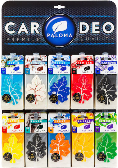 Paloma Gold Car Air Freshener Set 90 Pcs