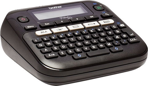 Brother Pt-d210 Electronic Handheld Label Maker in Black Color