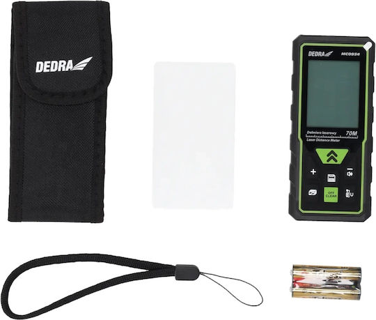 Dedra Laser Distance Meter MC0934 with Range up to 70m