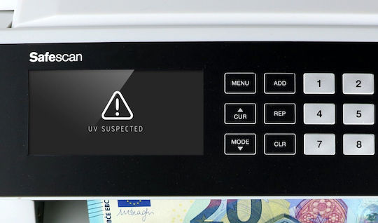 Safescan Banknote Counter ECB Tested Money Counter with Speed 1000 Banknotes per Minute 2465-S