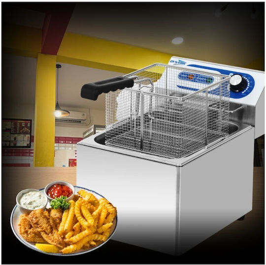ICS FM Electric Fryer 3.25kW Capacity 8lt 26.5x41.5x34cm EF-8L