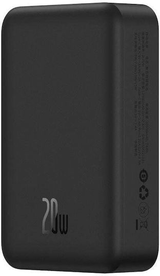 Baseus EnerFill FM41 MagSafe Power Bank 20000mAh 20W with USB-C Power Delivery / Quick Charge Black