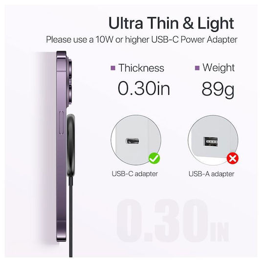 Choetech Magsafe Charger 15W Black (T697-F)