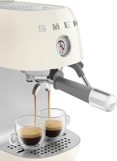 Smeg Μηχανή Espresso 1650W Πίεσης 15bar ECF03CREU