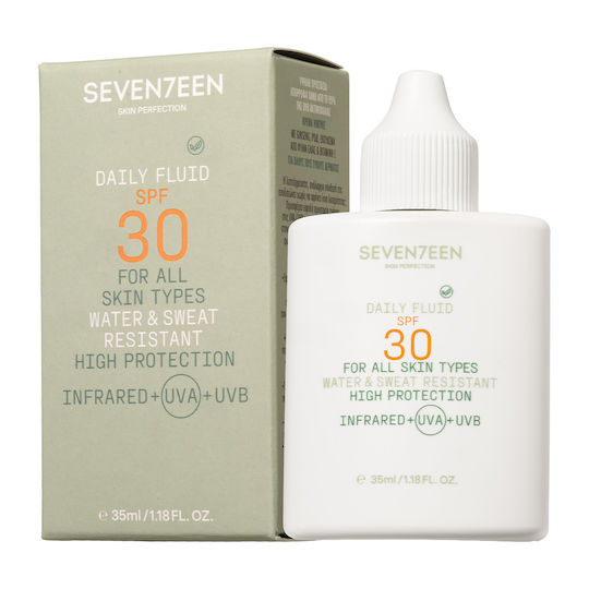 Seventeen Daily Fluid Loțiune Antisolară Waterproof Pentru Față SPF30 35ml
