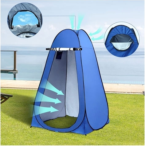Cort De Camping Pentru Toaletă Albastru