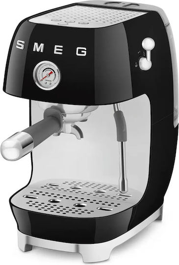 Smeg Espressomaschine 1650W Druck 15bar ECF03BLEU