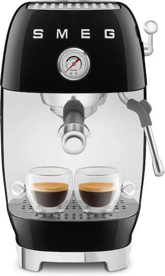 Smeg Espressomaschine 1650W Druck 15bar ECF03BLEU