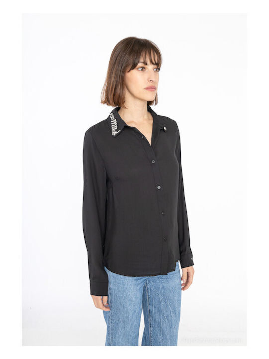Long Sleeve Women's Shirt Black