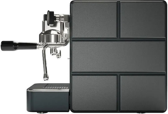 Stone Automatische Espressomaschine Druckreiniger 9bar mit Mahlwerk Grau