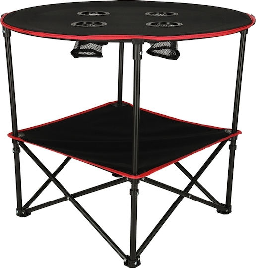 Aluminum Table for Camping Folding Black