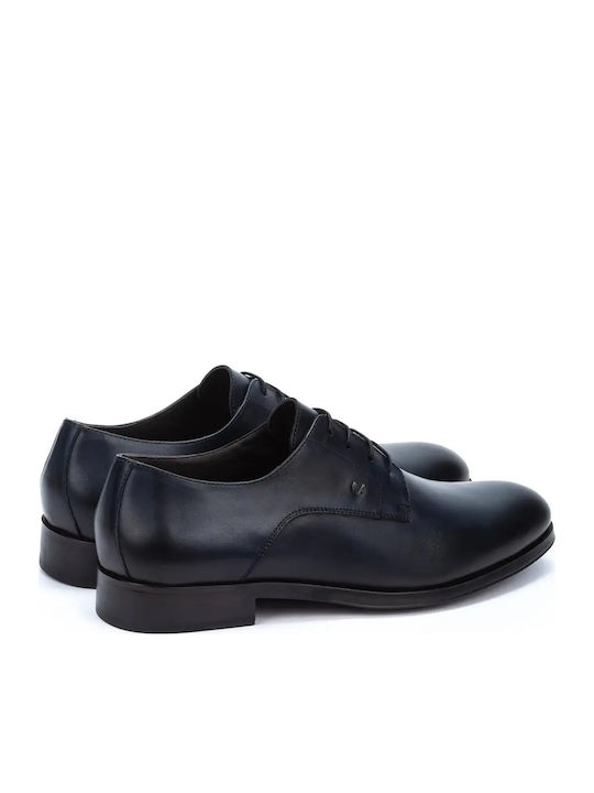 Leder Herrenschuhe Blau 1492-2630Z