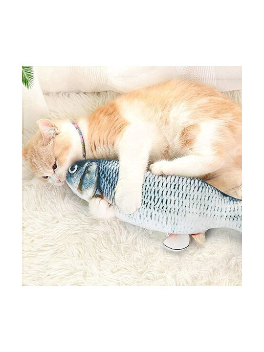 Moving Fish Catnip 30 Cm Silver