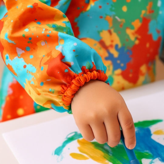 Salopetă De Pictură Impermeabilă Pentru Copii 1-3 Ani Multicoloră