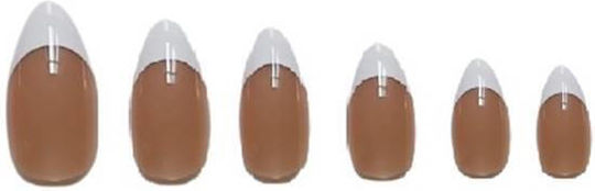 French False Nail Tips in Pink Colour 24 Pieces