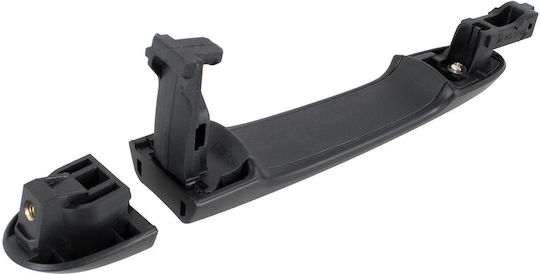 Nissan Juke 2010 Black Exterior Door Handle Without Hole Front Left = Right