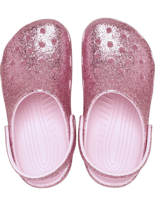 Glitter Παιδικά Ανατομικά Σαμπό Θαλάσσης Ροζ