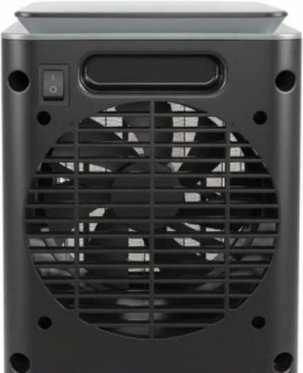 Керамичен Аеротермо За Стая Подов И Стенен Черен 1500W