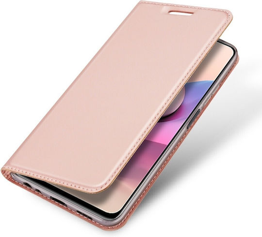 Dux Ducis Xiaomi Redmi Note 9T Skin Pro Husă Tip Carte Roz