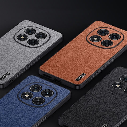 Forcell Xiaomi Redmi Note 14 Pro 5g Tree Bark Shockproof Θήκη Σιλικόνης Grey